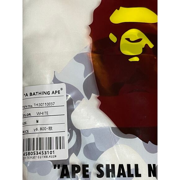 BAPE ABC CAMO BY BATHING APE TEE for men size Medium New - Picture 9 of 10